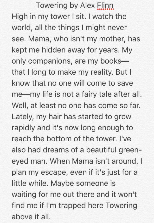 AshRecommends's tweet image. Towering by Alex Flinn