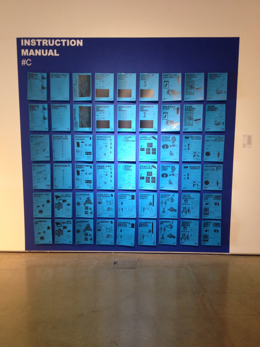 MaaritKo's tweet photo. CSM MA Communication design and BA Graphic Design shows were awesome as well. #csmloading https://t.co/mtLbce4Fzi