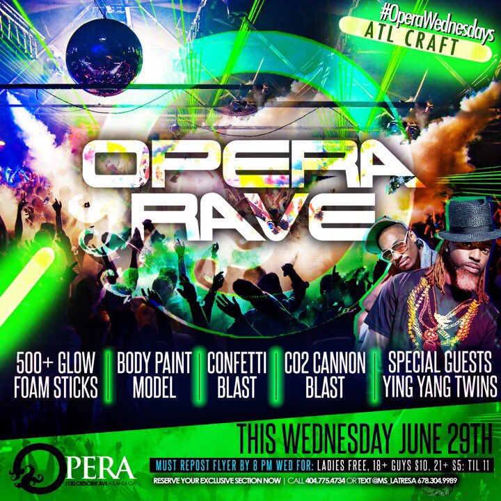 bosskeda's tweet photo. #OperaWednesdays Presents #OperaRave 🔥✳️ This Wednesday ‼️ Ladies FREE til 11 w/ Flyer Repost‼️ https://t.co/F5IBFkX7iY