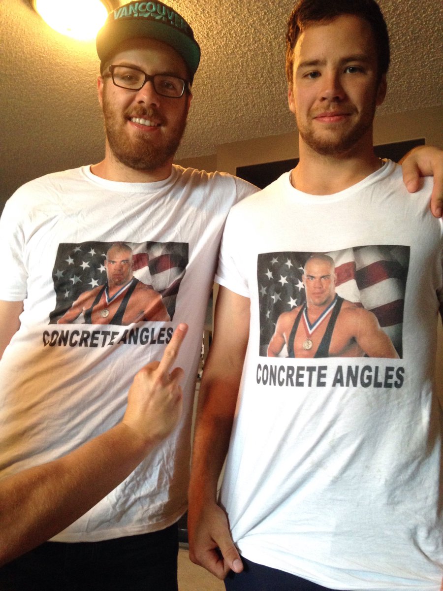 klitsmack's tweet photo. Thanks @RealKurtAngle for the inspiration you gave our street hockey team to take home the trophy! #concreteangles https://t.co/aQYrKl9PrZ