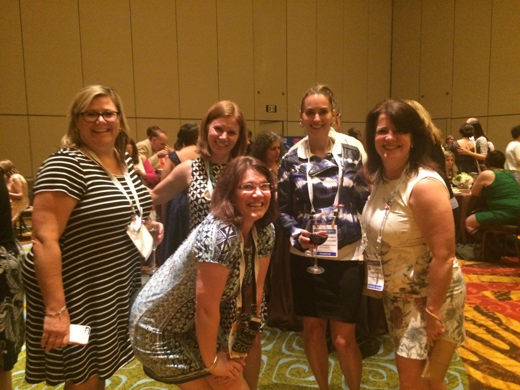 Alex_Flinn's tweet photo. The Florida Mafa at #alac16 @DebbieRFischer @kristsmith02 @JoannaTamplin https://t.co/B5fCPNvisa