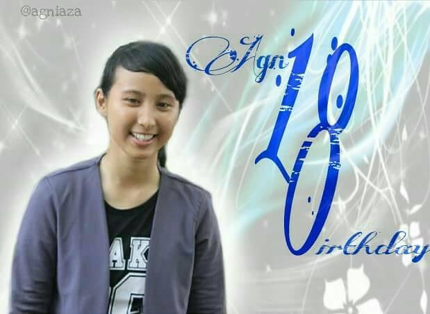 happy bday AgniTN wish nya semua yg baik2. smga cita2 nya dpt sgra terwjd. smga kita cpt ketmu..
#Agn18irthday 😆😘💋💕