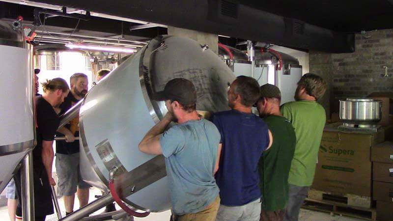treebrewing's tweet photo. 2 years ago today the tanks at the Beer Institute were installed. #beerinstitute #kelowna #bccraftbeer https://t.co/eByMmyRxDe
