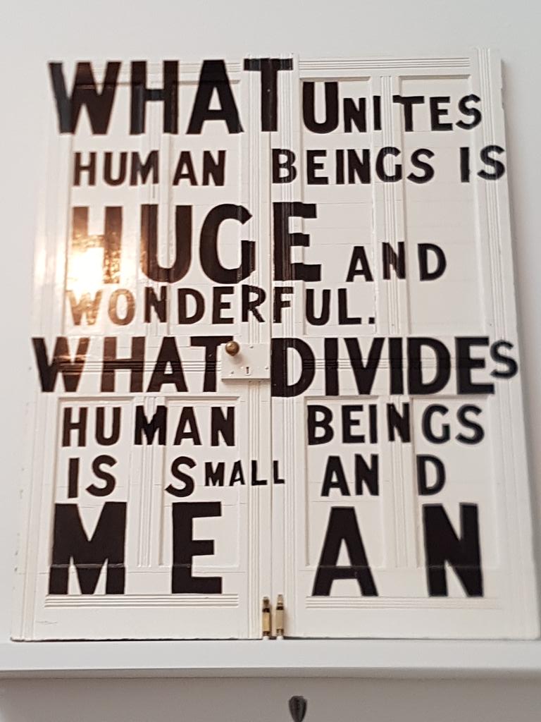 sfcrane's tweet photo. Seen @royalacademy #summerexhibition -    couldn't agree more #REGREXIT #mourningEU  #SadDayForBritain https://t.co/dQMVUO18Xb