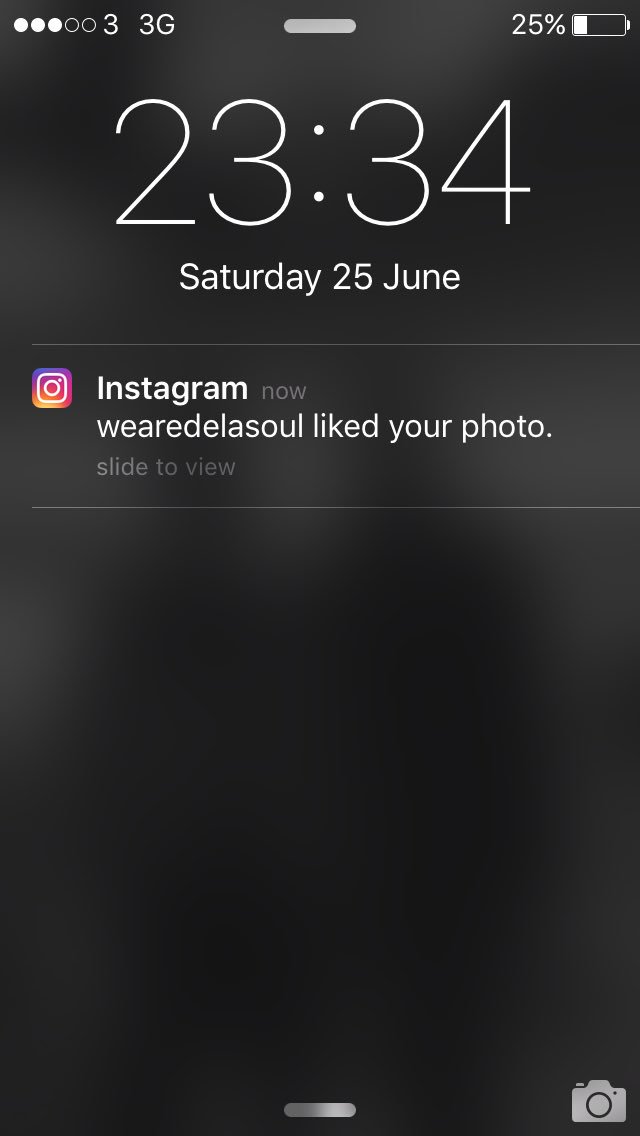 poll_neill's tweet photo. FRICKIN DE LA SOUL LIKED MY INSTAGRAM https://t.co/MPHFCaNyG1