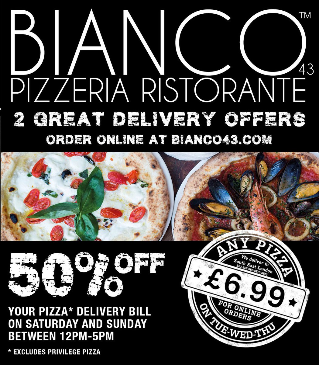 Don't get out of bed, just order and open the door.....