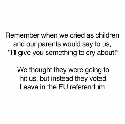 emmy_hiley's tweet photo. #Brexit #crying #stilltalking https://t.co/ULSDUkunKo