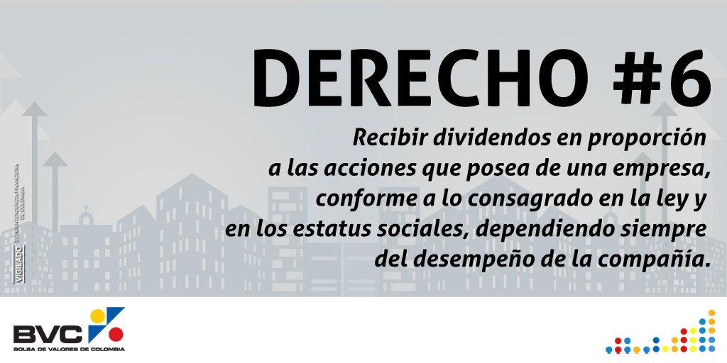 bvcColombia's tweet photo. #AbcBVC Como inversionista de acciones tienes ciertos derechos y queremos que los conozcas, aquí te dejamos algunos https://t.co/NJZUIWQVf0