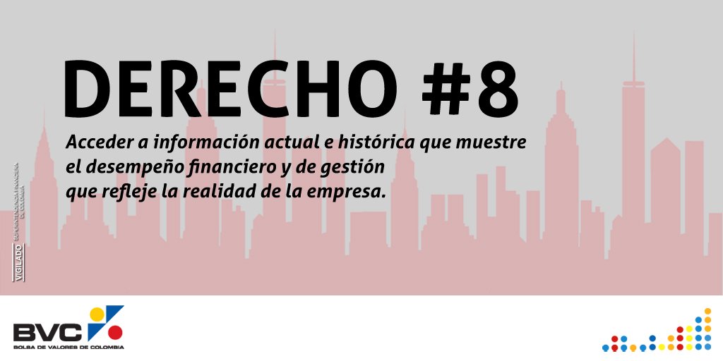 bvcColombia's tweet photo. #AbcBVC Como inversionista de acciones tienes ciertos derechos y queremos que los conozcas, aquí te dejamos algunos https://t.co/NJZUIWQVf0