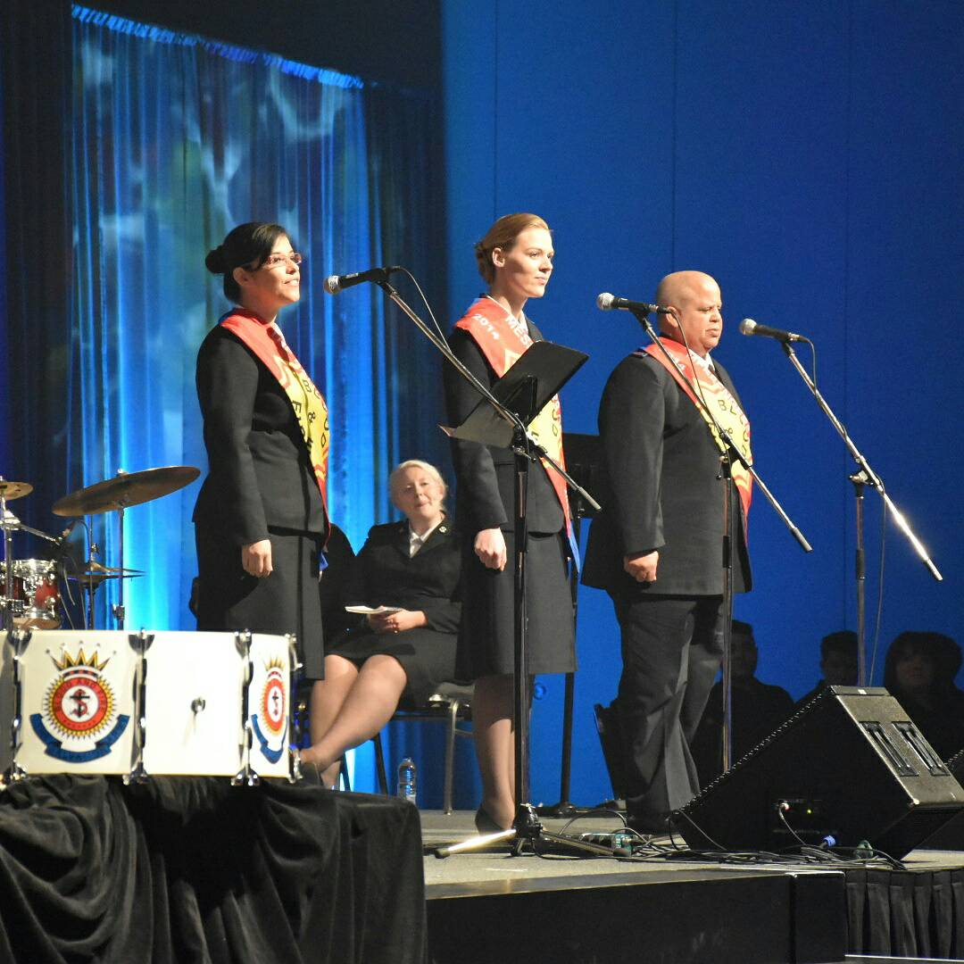 Salvationist's tweet photo. #messengersoflight read the officer's covenant #commissioning2016 #SalvationArmy https://t.co/XXI34S5ufH