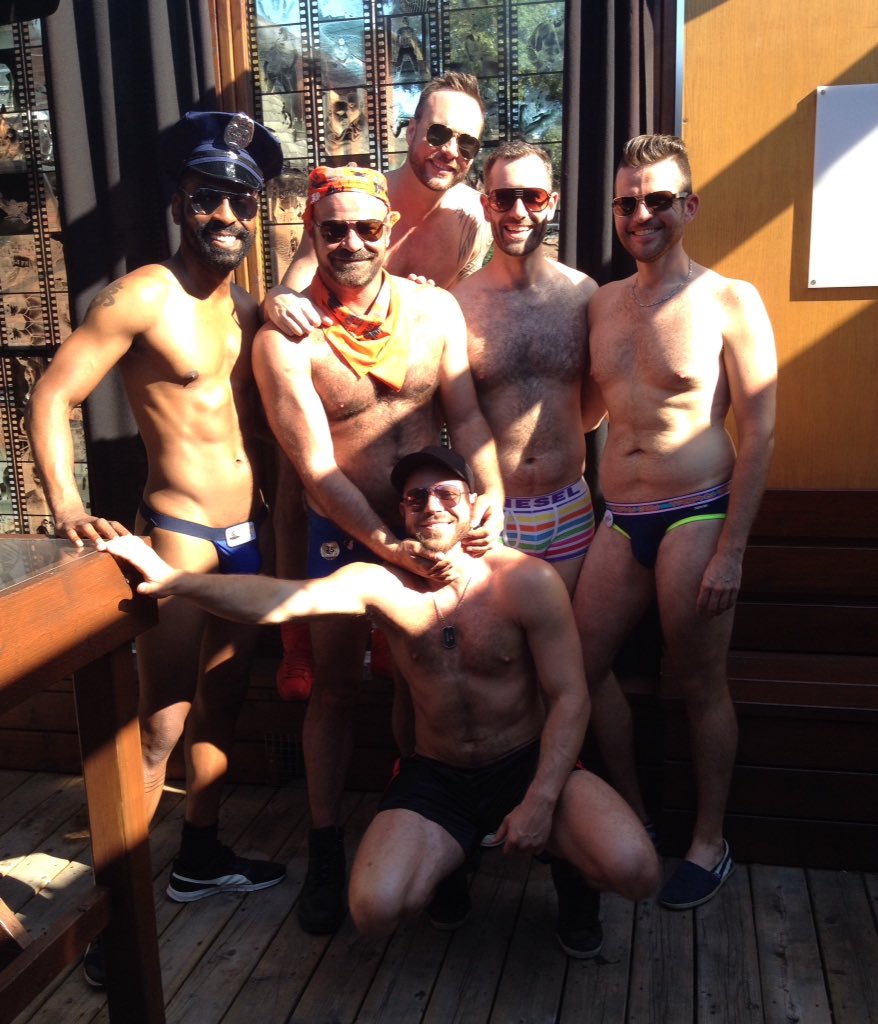 BikePumpToronto's tweet photo. Thanks to @SteamworksTO's #OperationSoap models for stopping by during @ChurchWellesley's #CircusSoGay street fair! https://t.co/GCK09smR9I