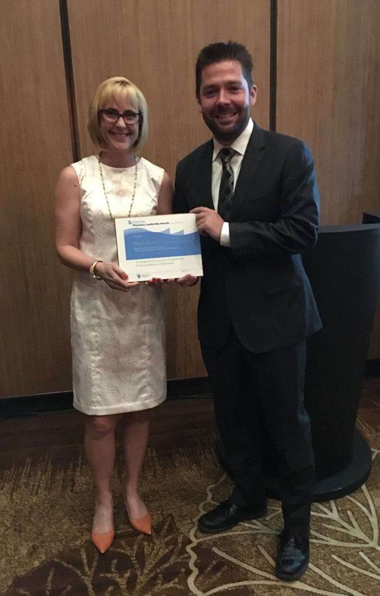 CFP_Pharmacy's tweet photo. Presented by @margwing @CFP_Pharmacy congratulates mark kunzli as a 2016 #WellspringLeadershipAward https://t.co/SphK4hXuw4