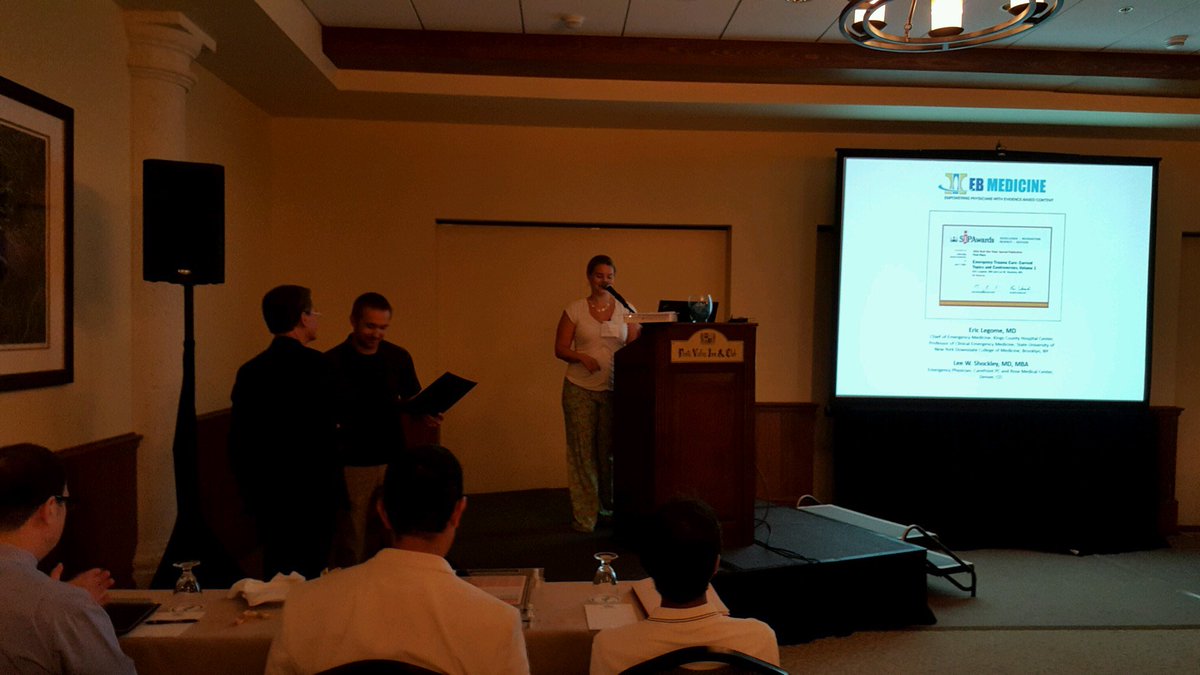 EBmedicine's tweet photo. Congrats to Drs Schmidt & Sempsrottfor 1st place-Drowning In Adults @sipaonline @Wakeforest @UFmedicine #CDM16 https://t.co/VwwfQyFiwx