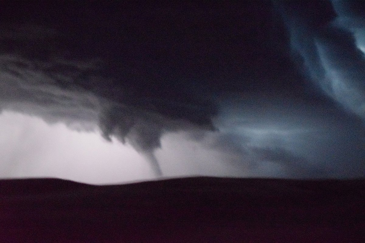 ChittickChris's tweet photo. Another beauty night shot of our tornado in MT a couple of days ago. #HighPlainsMagic https://t.co/1bhrSgUARN