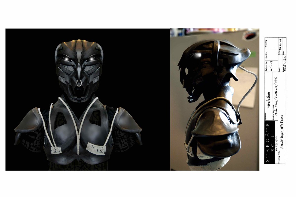 atlantistvru's tweet photo. #Concept #art of #Stargate #SG1 #Anubis' #Supersoldier (#Jaffa #Drone)! https://t.co/gwckstnFOL #KullWarrior #helmet https://t.co/4YQ7GR9mBE