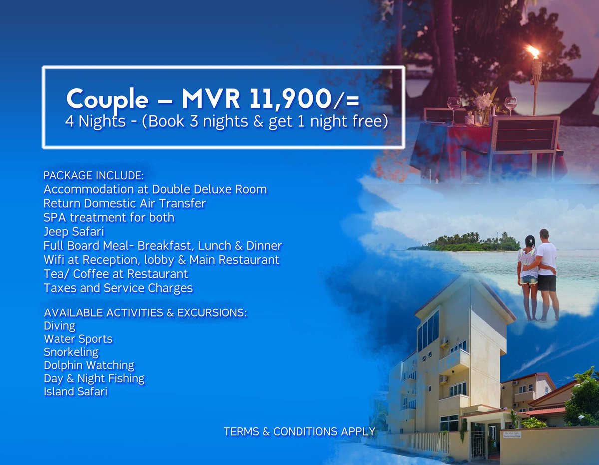 Reveries_MV's tweet photo. #holiday package for locals and expats in #Maldives #couplespackage #eid #eidinlaamu #reveriesmaldives https://t.co/7yTr2zJRTs