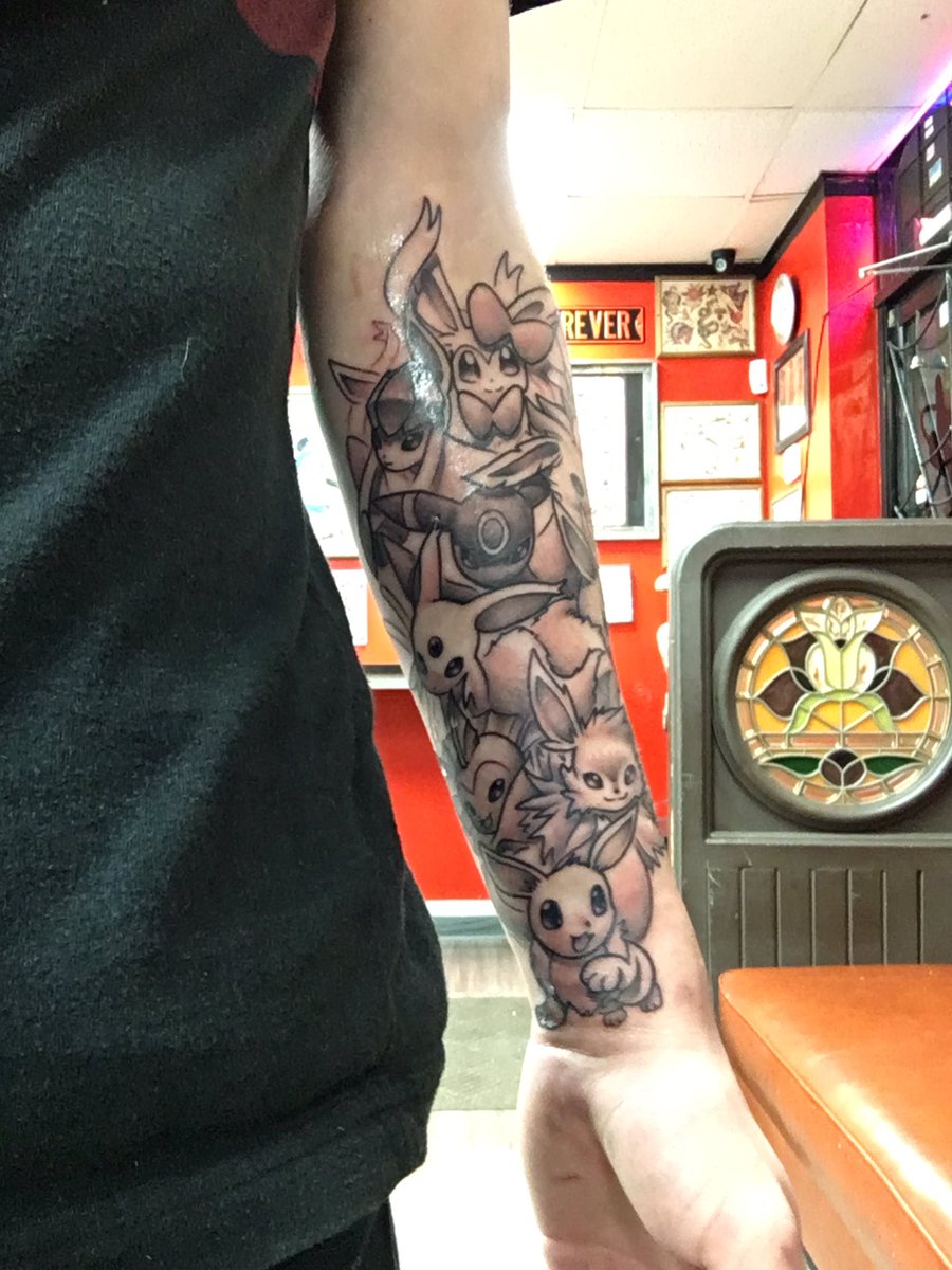 gryphondoar's tweet photo. so i got my pokemon tattoo 😬 https://t.co/w7UZYz15n9