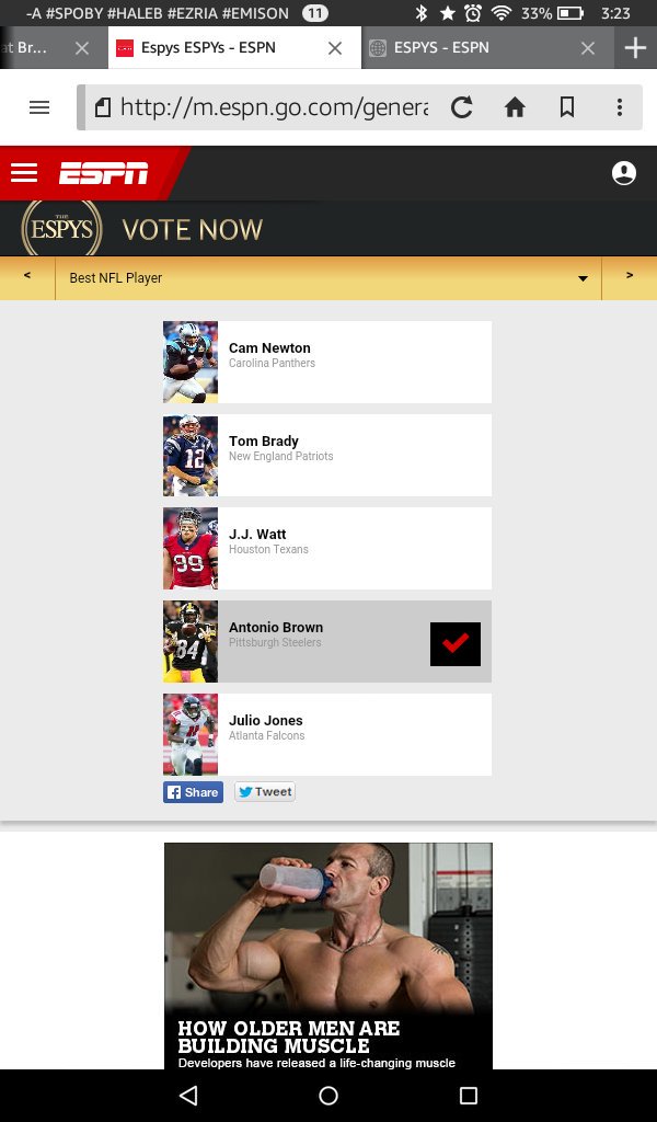 Ezria_Spoby_PLL's tweet image. Shout out to my man @AntonioBrown84 Go vote for the best.  #ESPYSNomination #GoFor7 @steelers