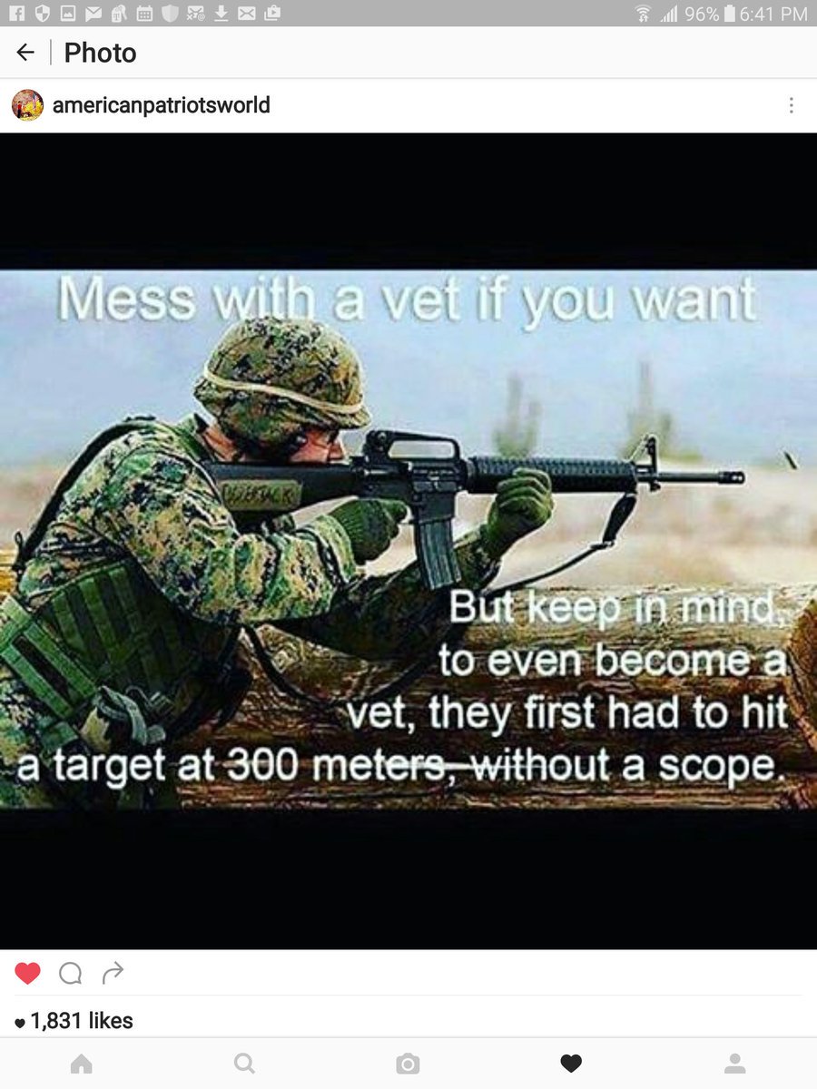 walta1237's tweet photo. @beveridge
#300MeterMarksman
@FranCifelli
America going 2 #EndISIS
Our best & bravest R going to #ExterminateISIS https://t.co/lNCRBijNcb