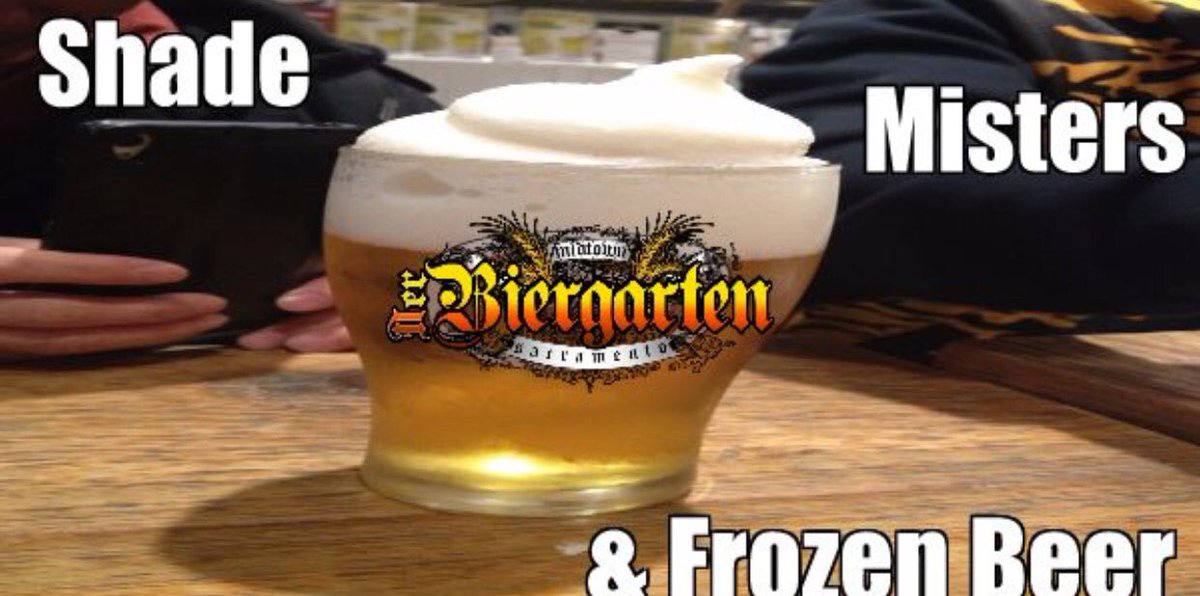 SacBeerGarden's tweet photo. Summer heat = this! #summer #beer #derfun https://t.co/gG4J1aUgbF