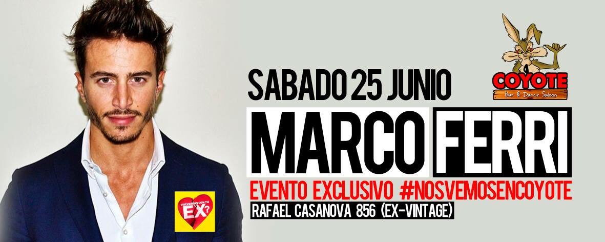 marcoferritv's tweet photo. Hoy #NosVemosEnCoyote en #SantaCruz !! 😱😱💣💣 https://t.co/SrbJe6qNtx