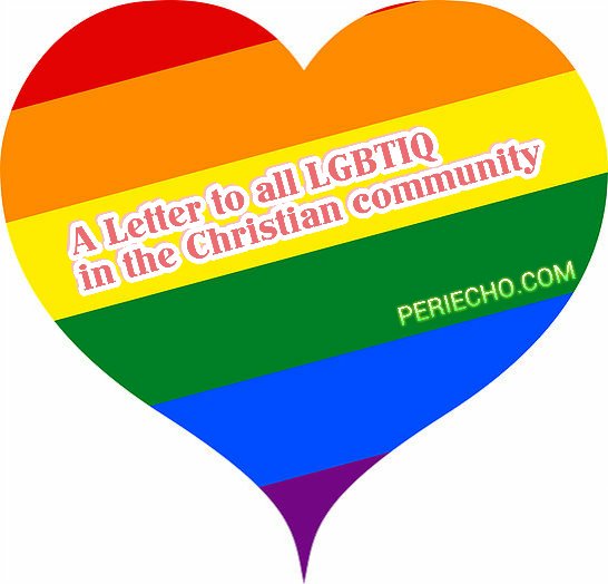 PERIECHOdotcom's tweet photo. Letter to #LGBTQI Christians https://t.co/8ahR4Cxti2 @faithfullylgbt @QTheology @GayChristianNet @GCMblogger https://t.co/vPJl81UPIU