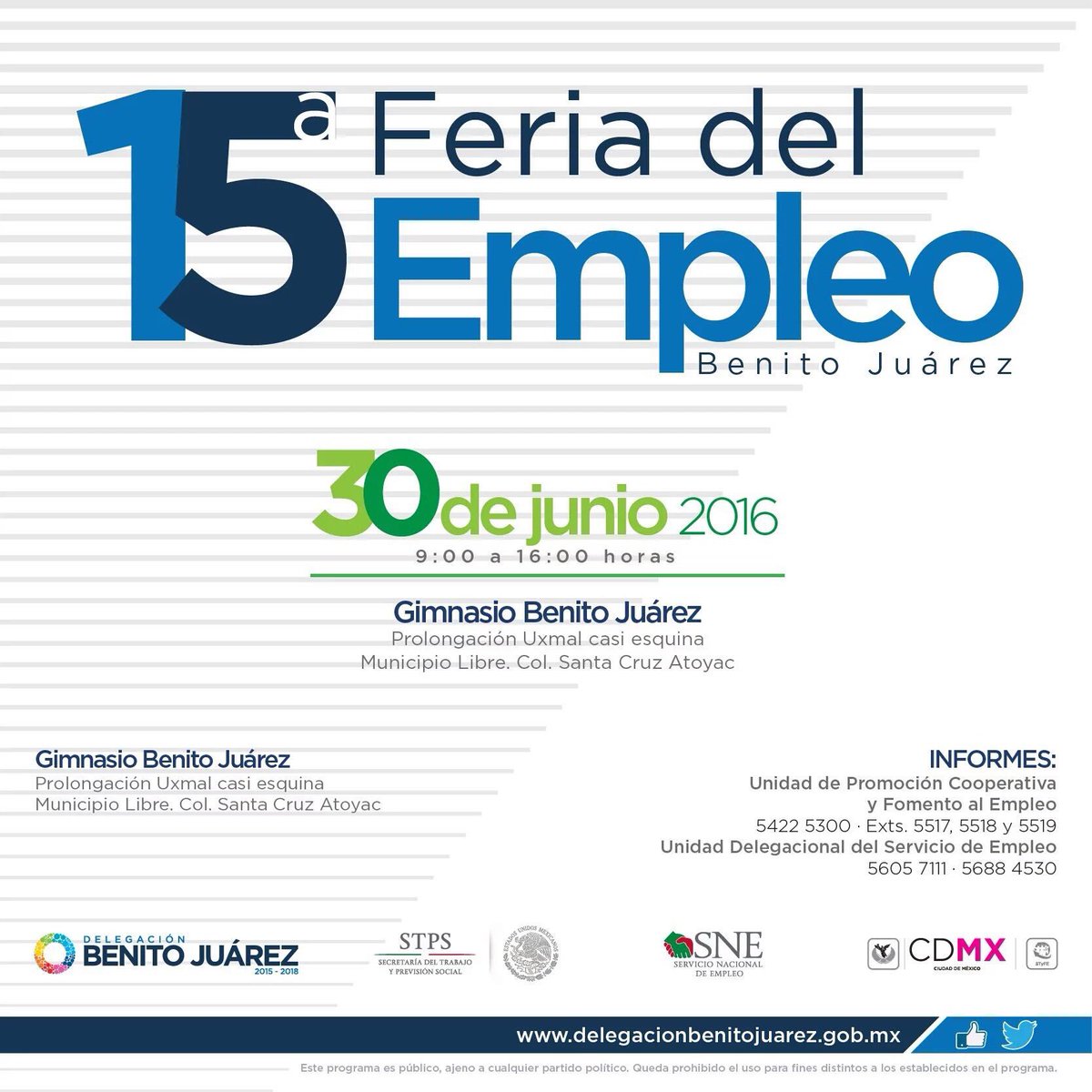 RompeCabezasAM's tweet photo. La @DelegacionBJ invita al público de @ABC760AM #FeriaDelEmpleoBJ este Jue30JUN #RompeCabezasRadio https://t.co/ICZIYBqBUU