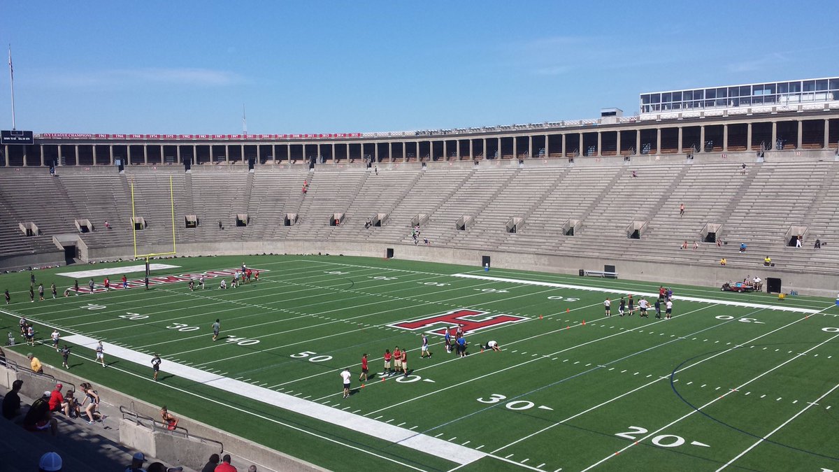 grantmcd22's tweet photo. Thanks @HarvardFootball and coach @BandytheCoach for the amazing camp today!! https://t.co/uVMY8jNnlX