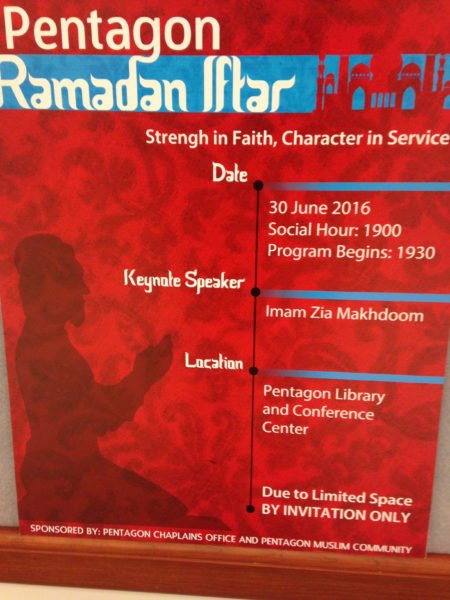 Pentagon schedules Ramadan Iftar for June 30