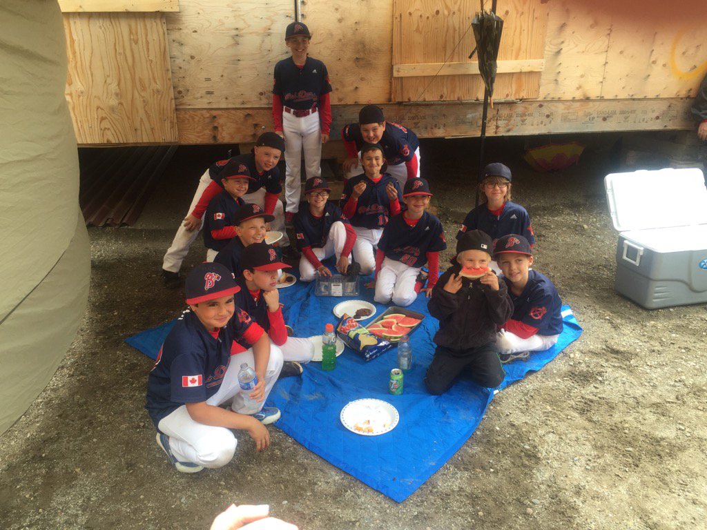 gritperform's tweet photo. Morning training ride, then watched these boys rally for back 2 back wins! @RedDeerBraves #prouddad #gritkids https://t.co/L5ejbmN1ON