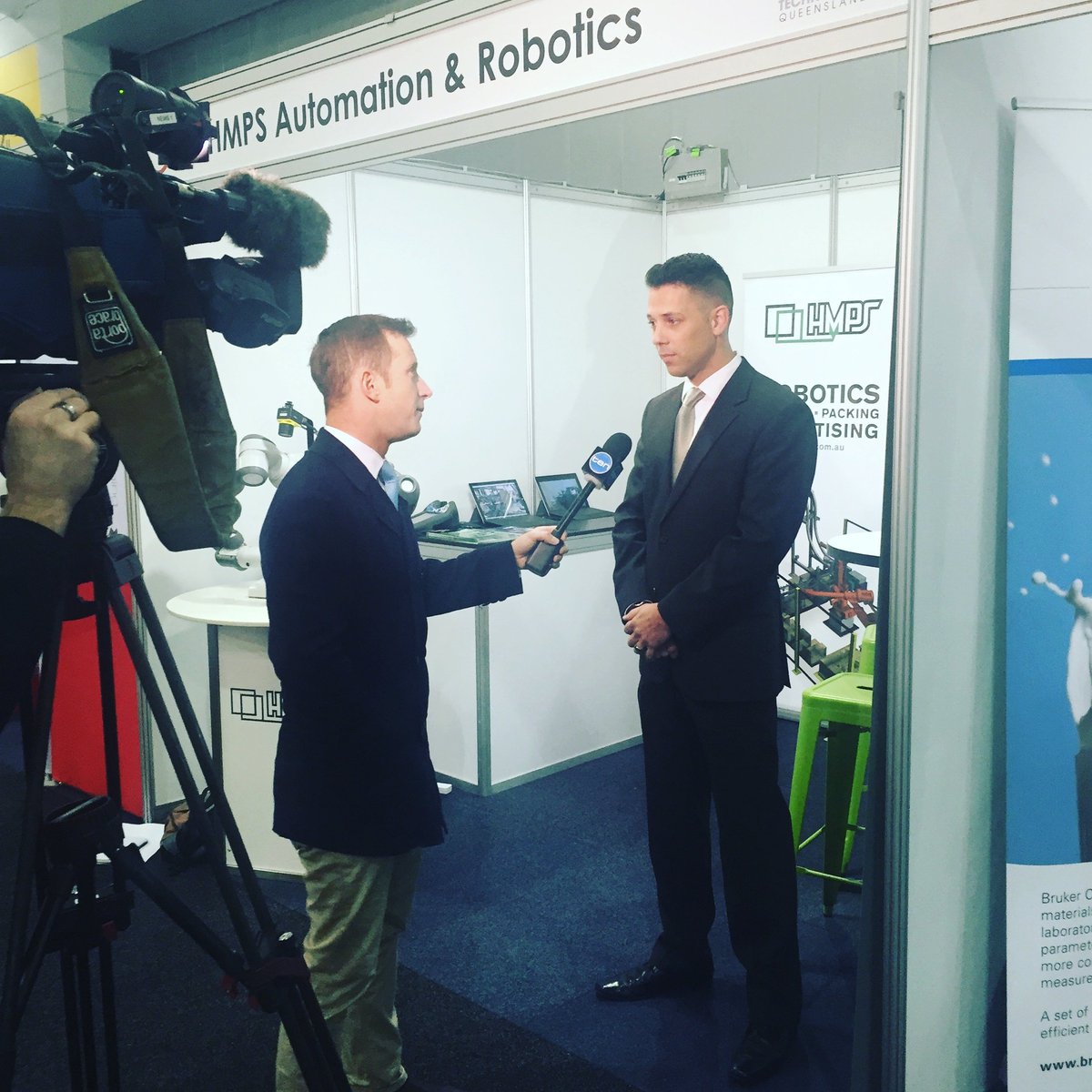 HMPSAustralia's tweet image. @JonathanLea10 interviewing @FloHMPS at #FoodTechQ16 today. Tune into @tennewsqld from 5pm tonight!