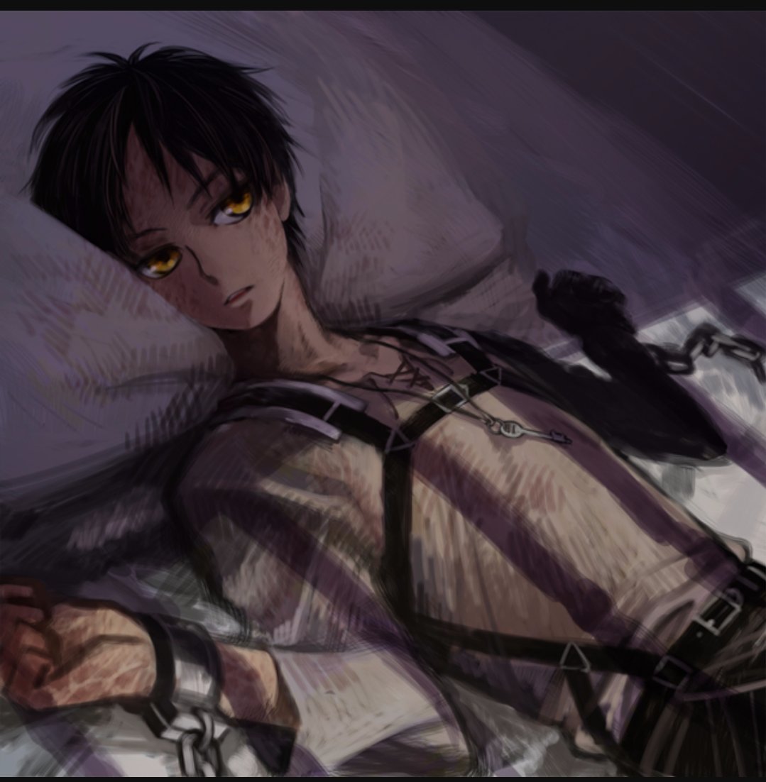 Eren layed on his bed Shackled he started to sing bleeding out by Imagine dragons #openrp
youtu.be/jNFgynmVmx0