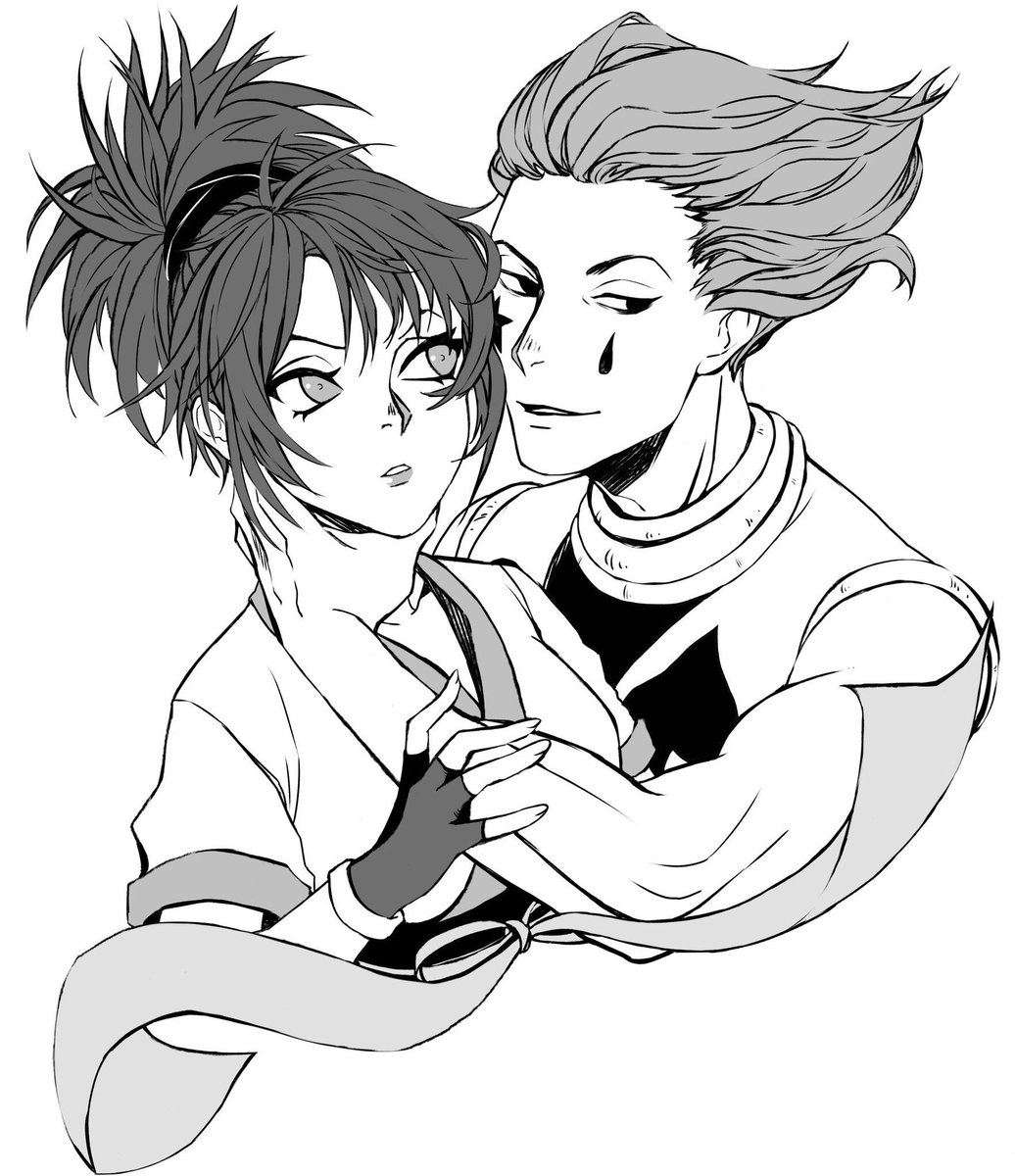 ヒソマチ!ヒソカとマチの関係性が美味しい...
9月のハンターオンリーにヒソマチ本と旅団合同誌を出す予定です😌
コレはカットの一部 