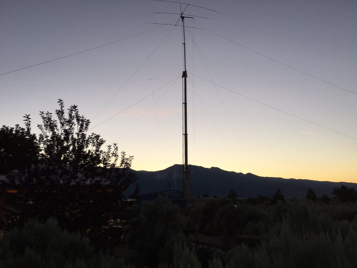 SNARS Fieldday at Washoe Lake State Park... Setting sun.. #ARRLFD
