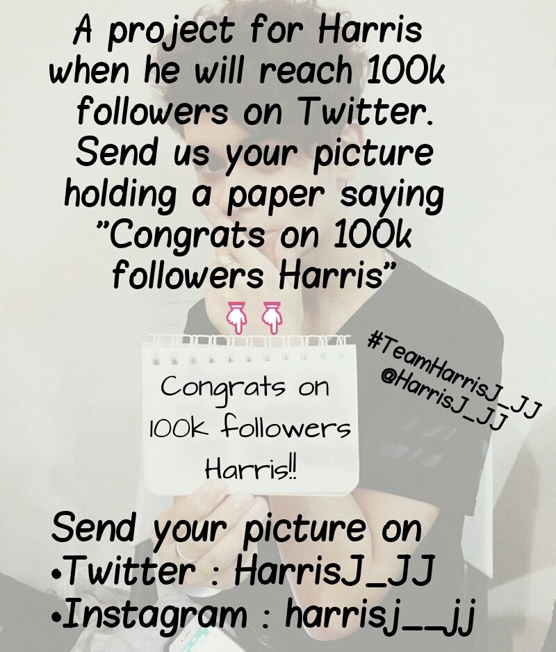 HarrisJ_JJ's tweet photo. Guys you have still time to send your pic.Don't lose the chance.Maybe Harris is going to see it😉👇 https://t.co/N5dOHU09Hu