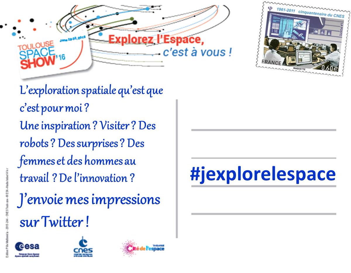 Vetoviso's tweet photo. Explorez l'Espace: C'est à vous . Suivez l'évènement de Jeudi 30 avec nous #jexlorelespace @CNES https://t.co/sgly2r2y9R