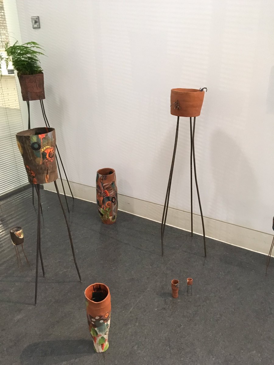 vickysaragouda's tweet photo. Awesome work on show @ #CSM yesterday #csmloading #ceramics #productdesign & more... #UALSummerShows https://t.co/bvtCZdFo7K