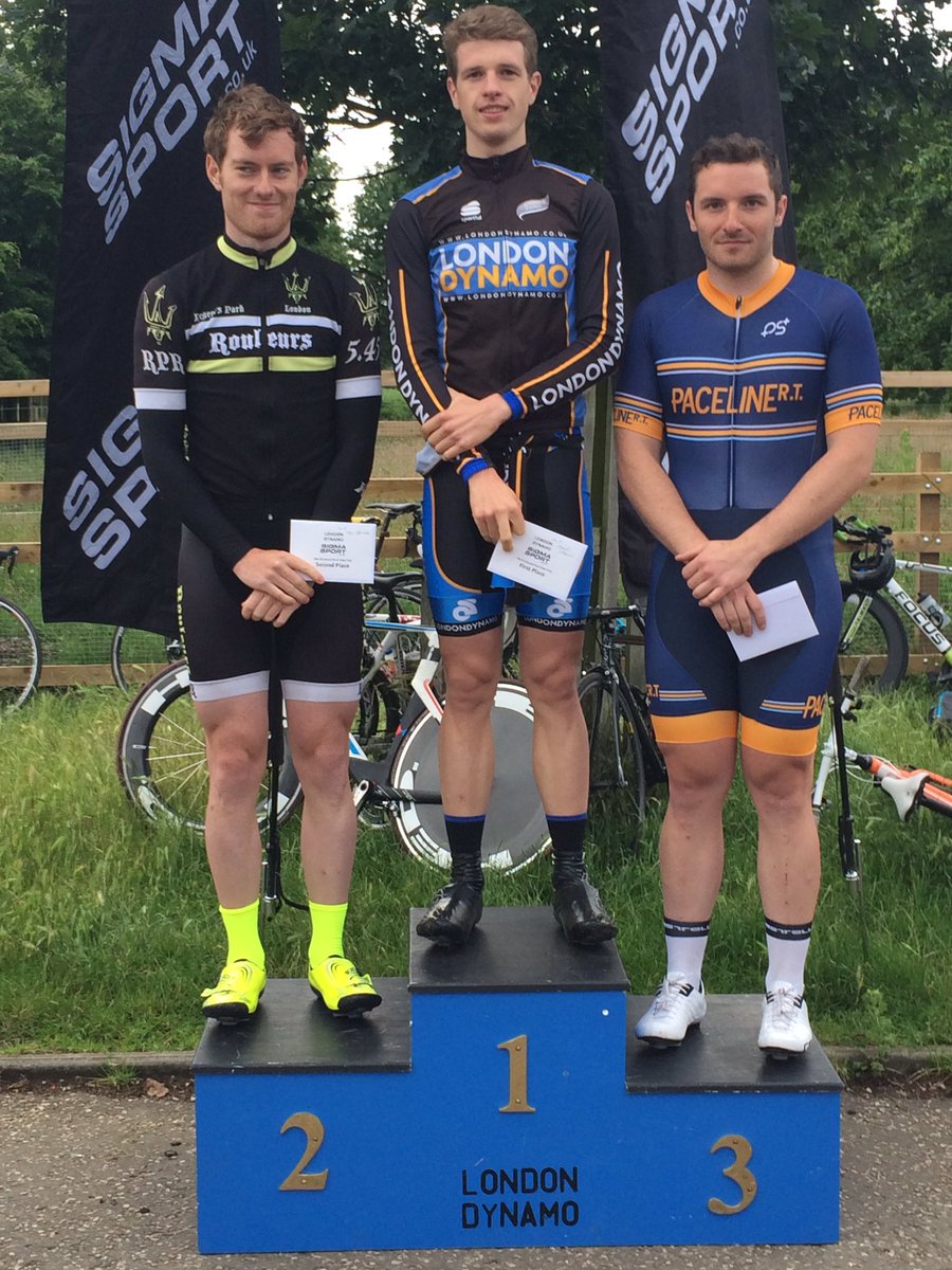 Another great ride by <a href="/JamieFrancis_95/">Jamie Francis</a> to win the Road Bike category in the Richmond Park TT this morning.