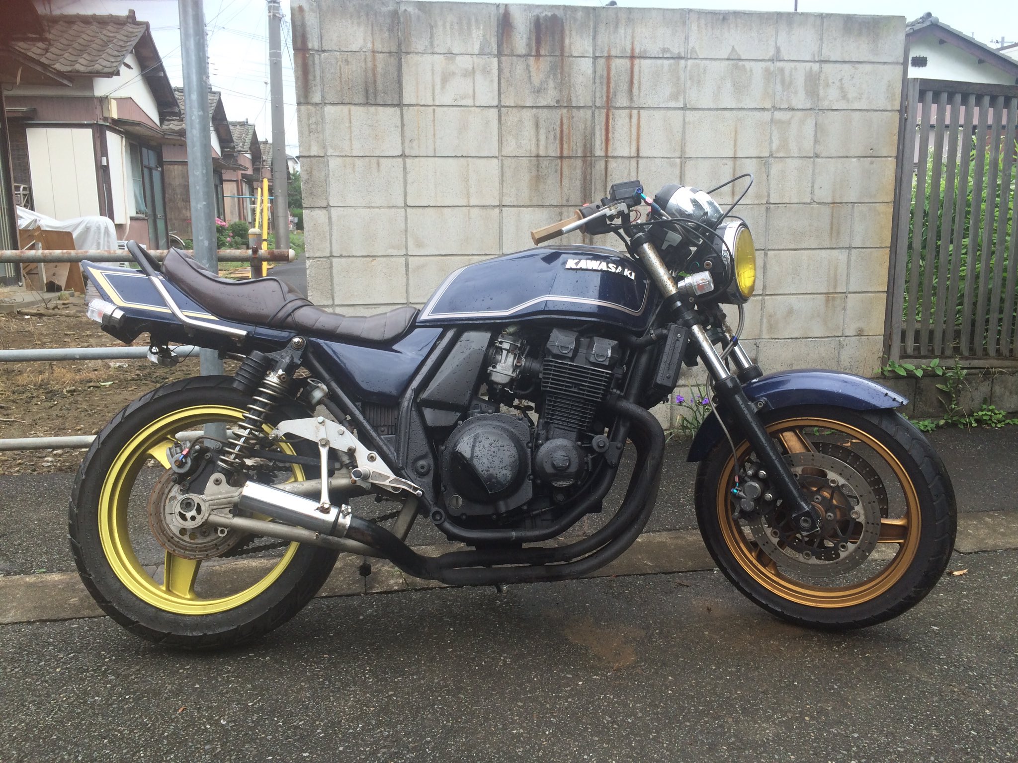 zrx400 猪武者 武人 音の戦国 猪武者シリーズ ZRX400 武人管 ステッププレート確認 Bタイプ