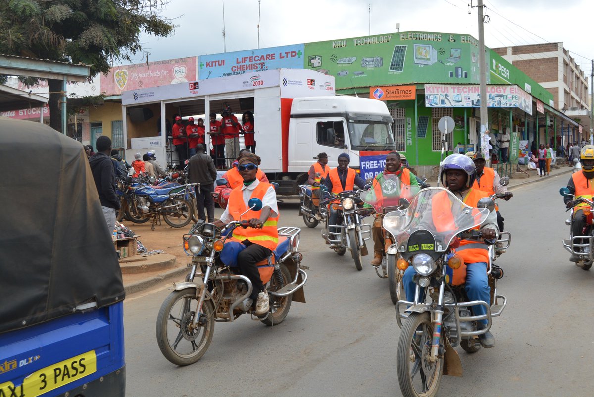 DigitalTVKenya's tweet photo. The roadshow truck is around and they will be able to engage you in competitions where there are prizes to be won https://t.co/DY28qHr35e