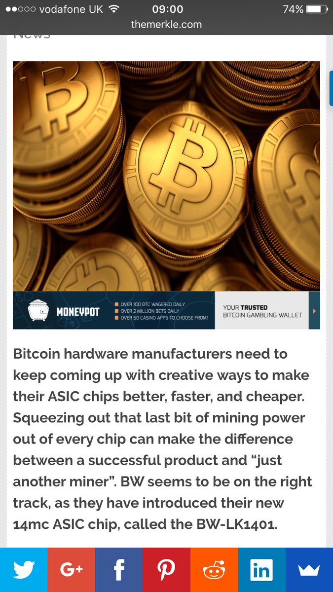 BitCoinBarry's tweet image. This story is from 4 months ago. my bet is a new chip on the horizon. so #saveYourCash up
themerkle.com/bw-announces-s…