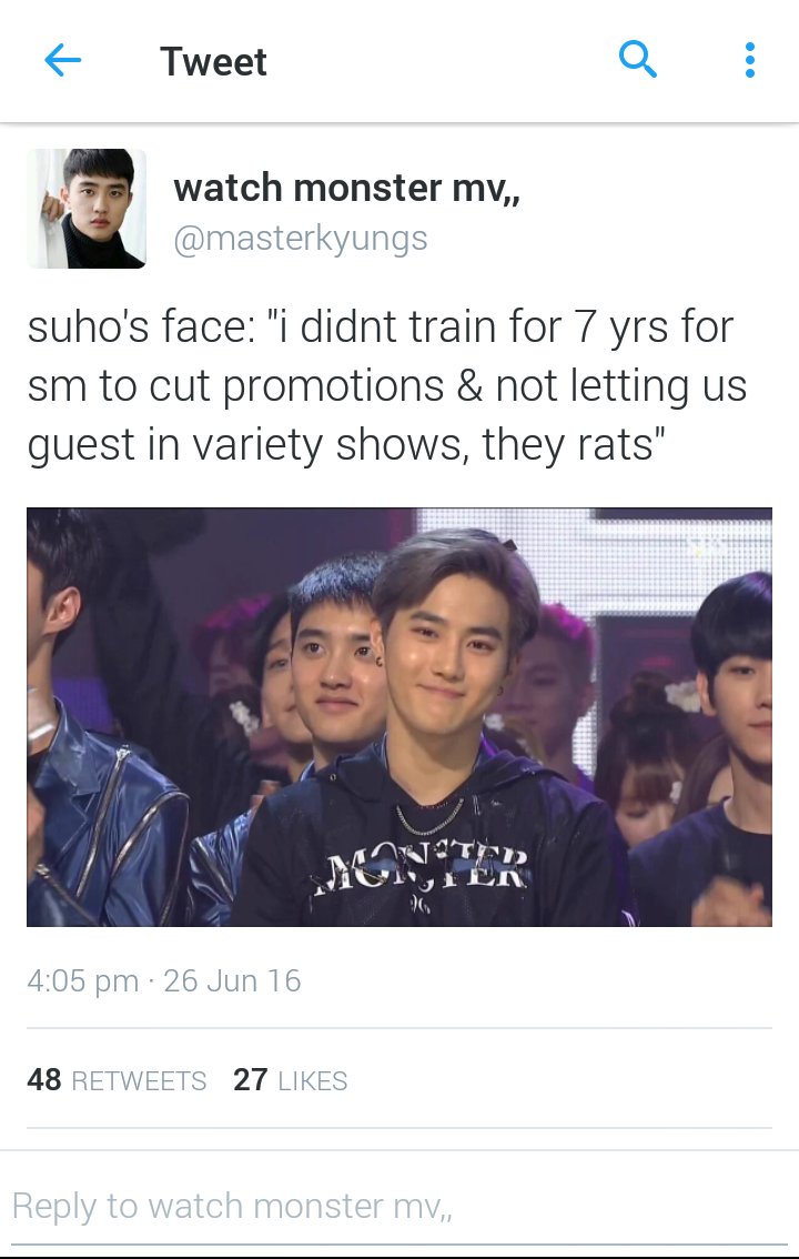 rulerofwind_sh's tweet photo. 2 types of exo-l https://t.co/Xzu5IhSSbl