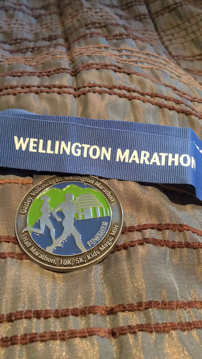 barmyaussie's tweet image. Completed Wellington Marathon ..ran 42.2km in rain &amp;amp; win &amp;amp; volunteers cheering me on #WellingtonMarathon #thanks