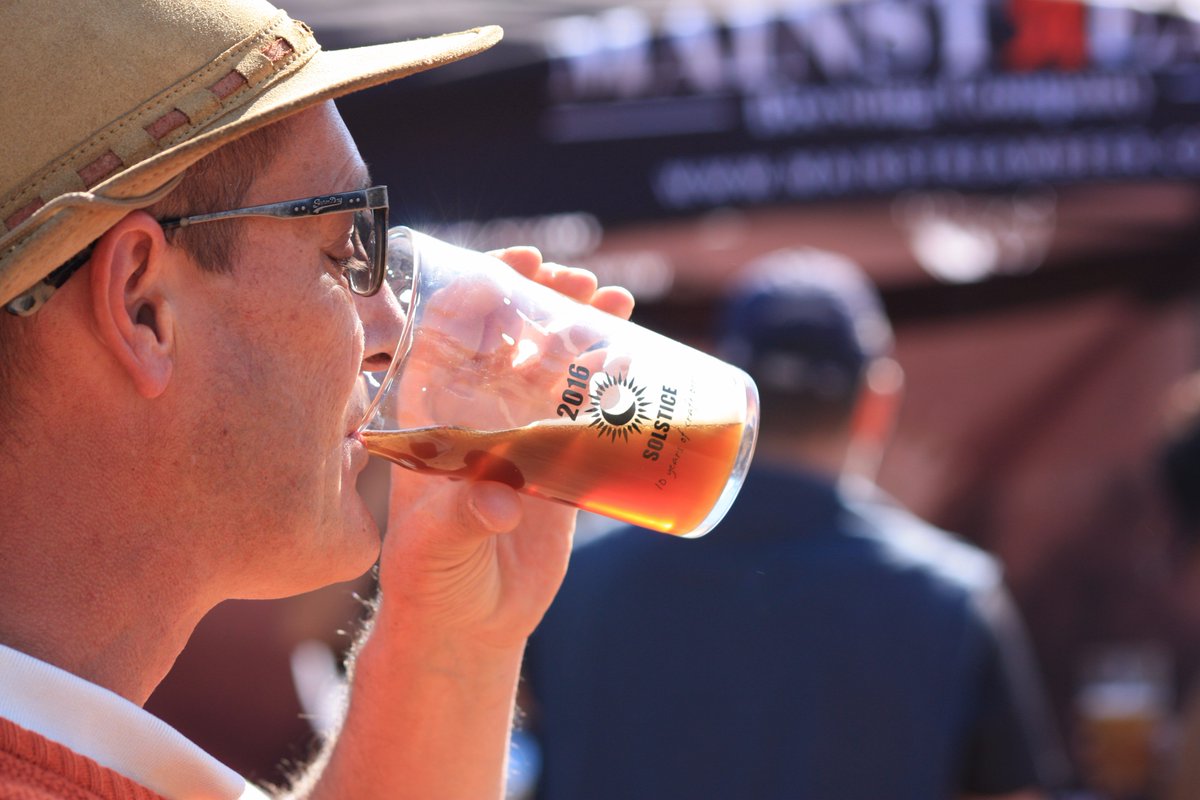 solsticefestsa's tweet photo. We had some great beers with good friends at Solstice Festival.  Ten years of celebrating Craft Beer. https://t.co/WIDR7NUdgb