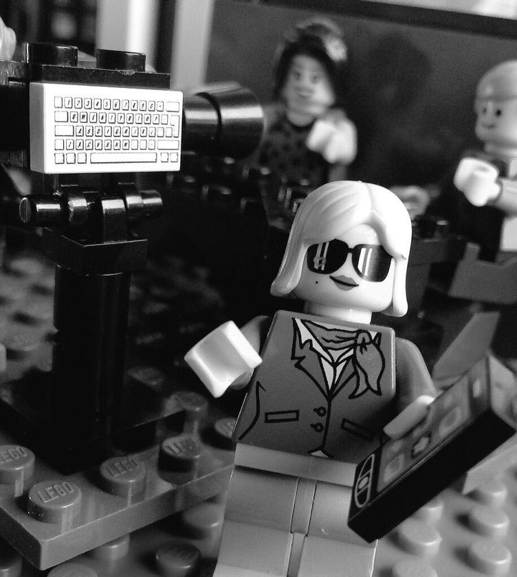 LegoHillary's tweet photo. I think Don uses the kraken to hold that dead rat on his head. @PE_Feeds @LEGOTrump https://t.co/HuUiAZN6dr