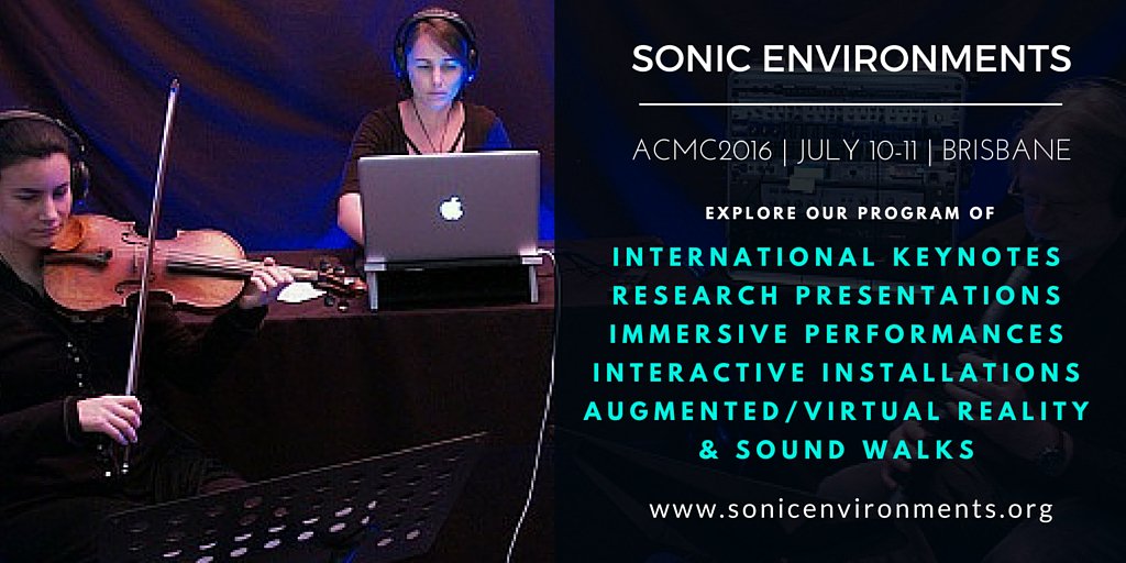 Sonic Environments program is live! Explore research, concerts, installations &amp; sound walks sonicenvironments.org/program