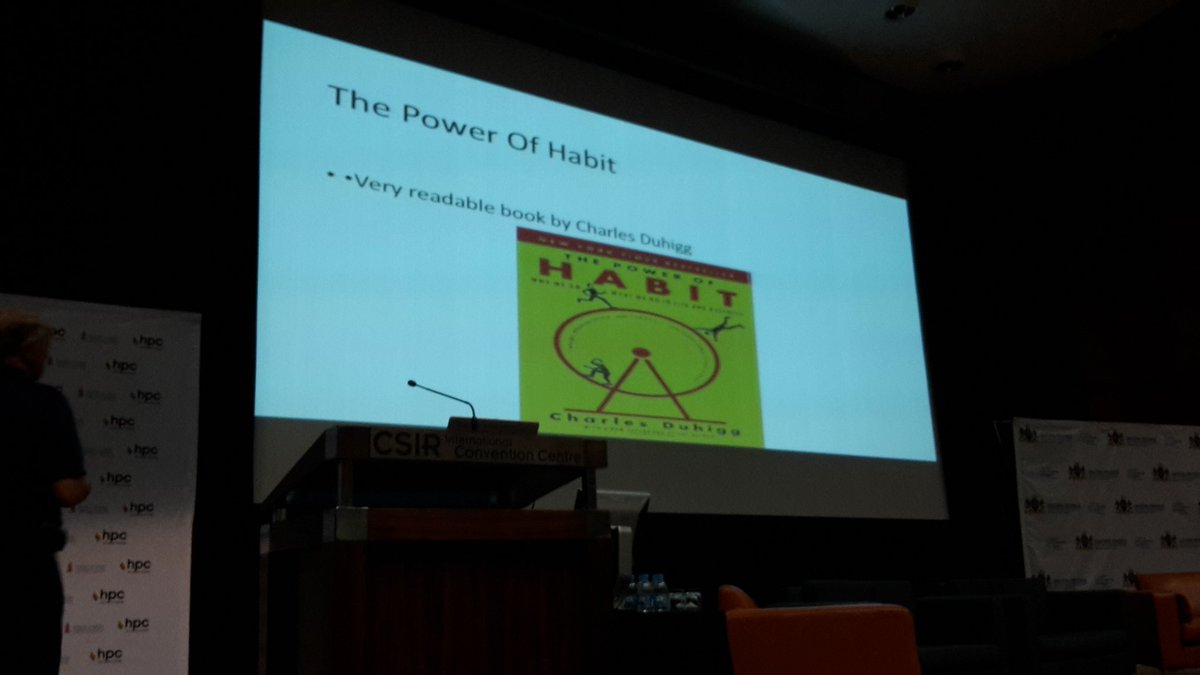The power of habit! A very readable book! Tracy Lamb. Great functional habits r like easy excellence! <a href="/hpcRSA/">hpc - hotel & sports centre</a> #iccsp