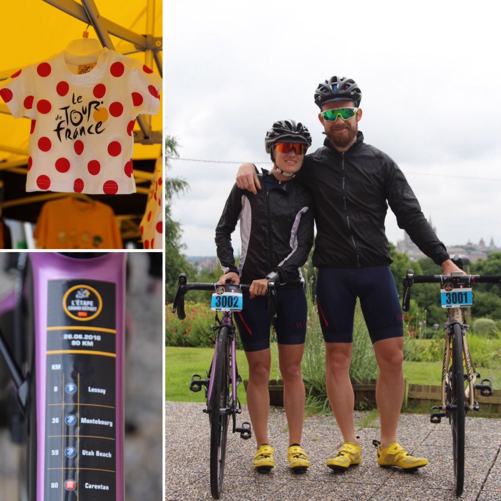Des Niçois sur le #TdfManche sous le soleil Normand 🚵🚵👍🏻