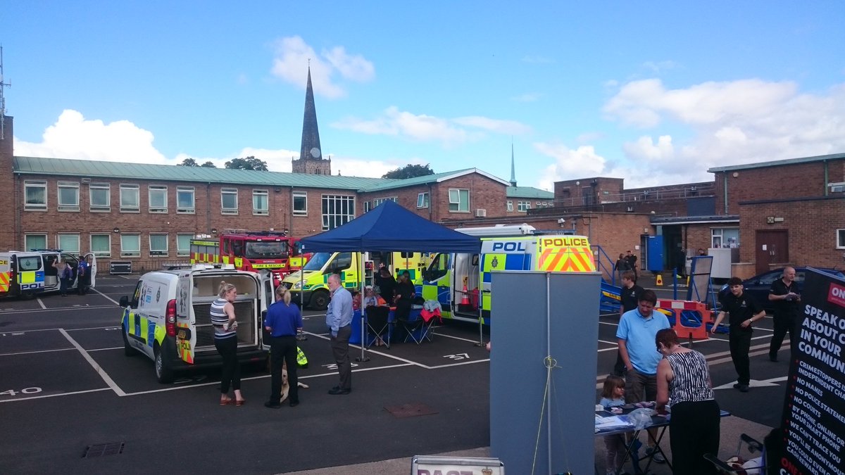 DarloTownPolice's tweet photo. Come down to the Emergency services open day, lots of fun displays and activities for the family https://t.co/CuMTjSFKij