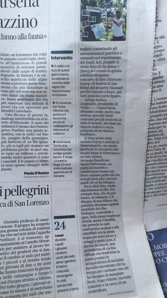 LG_CFM's tweet photo. The day after #expop2016 @VivaioExpop grande successo per tutti @so_lunch #cucinadiffusa sul @Corriere https://t.co/8Riy6TsFG7